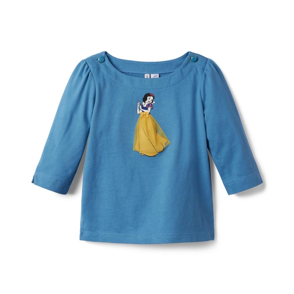 Janie and Jack Snow White Shirt